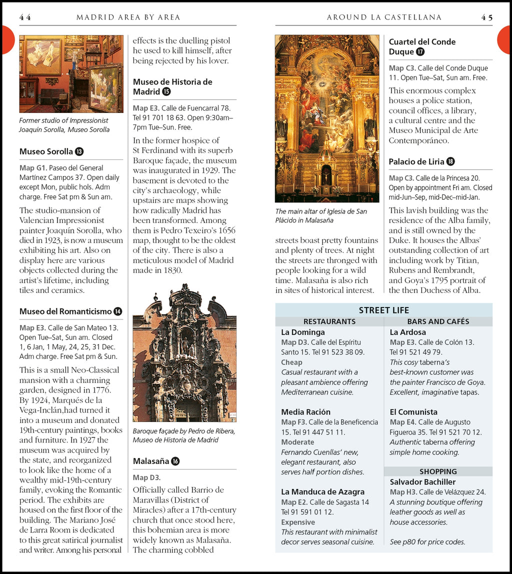 DK Madrid Pocket Map and Guide