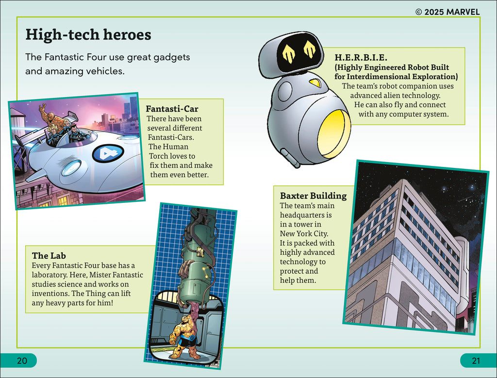 DK Super Readers Level 3 Marvel Fantastic Four Cosmic Adventures-Spread, Image, (PRHC, Design, Do, Not, Use)-3