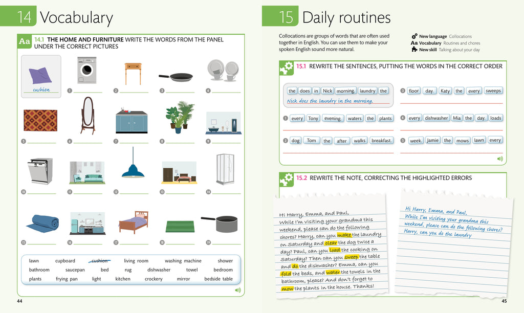 English for Everyone: Level 3: Intermediate, Practice Book