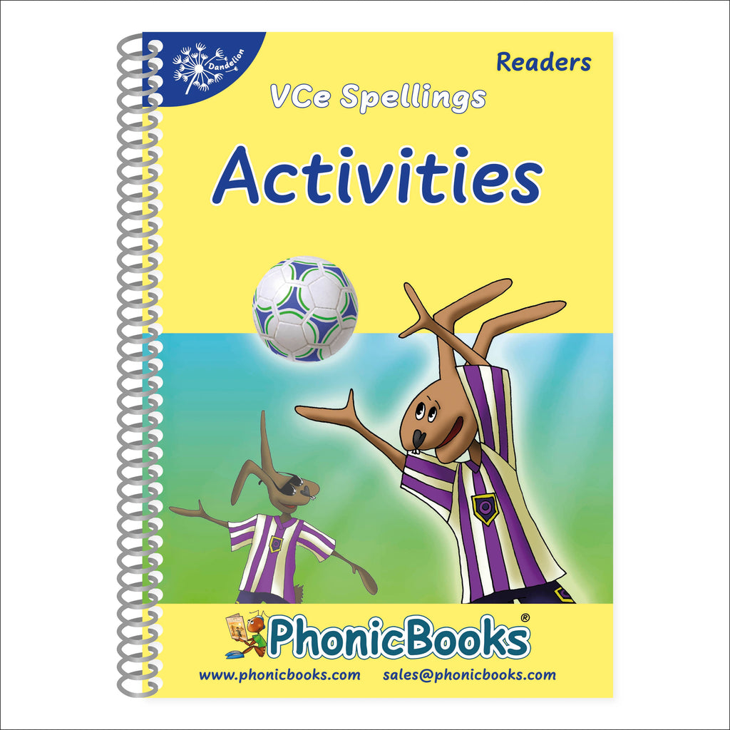 Phonic Books Dandelion Readers VCe Spellings Activities jacket