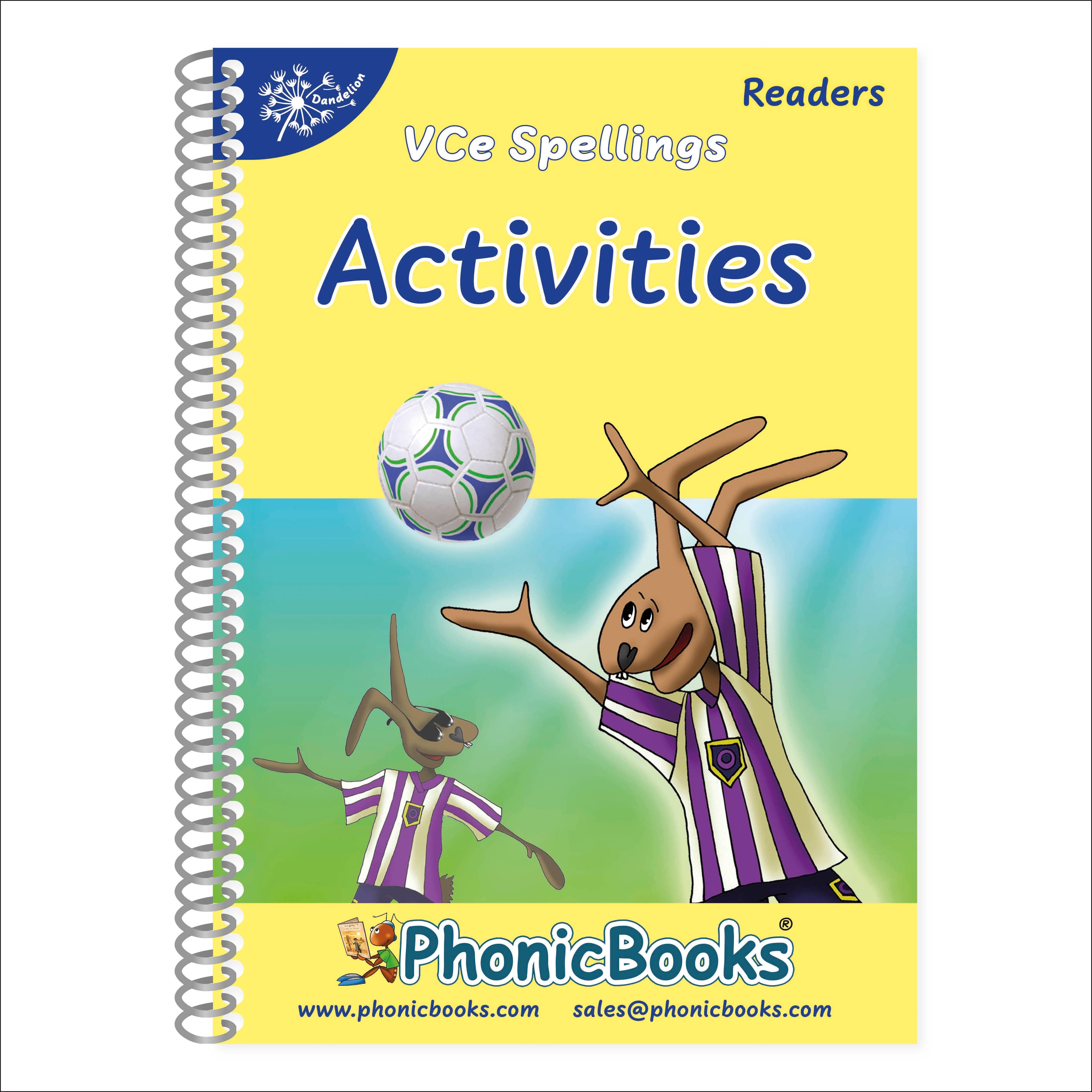 Phonic Books Dandelion Readers VCe Spellings Activities jacket