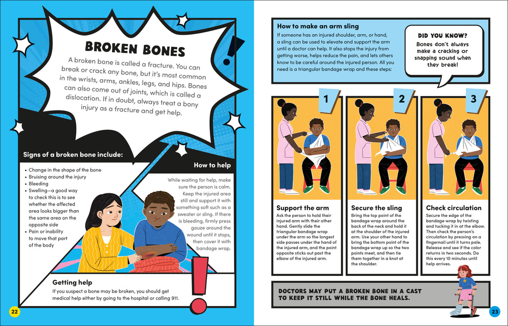 The Superhero's First Aid Manual-Spread, Image, (PRHC, Design, Do, Not, Use)-4