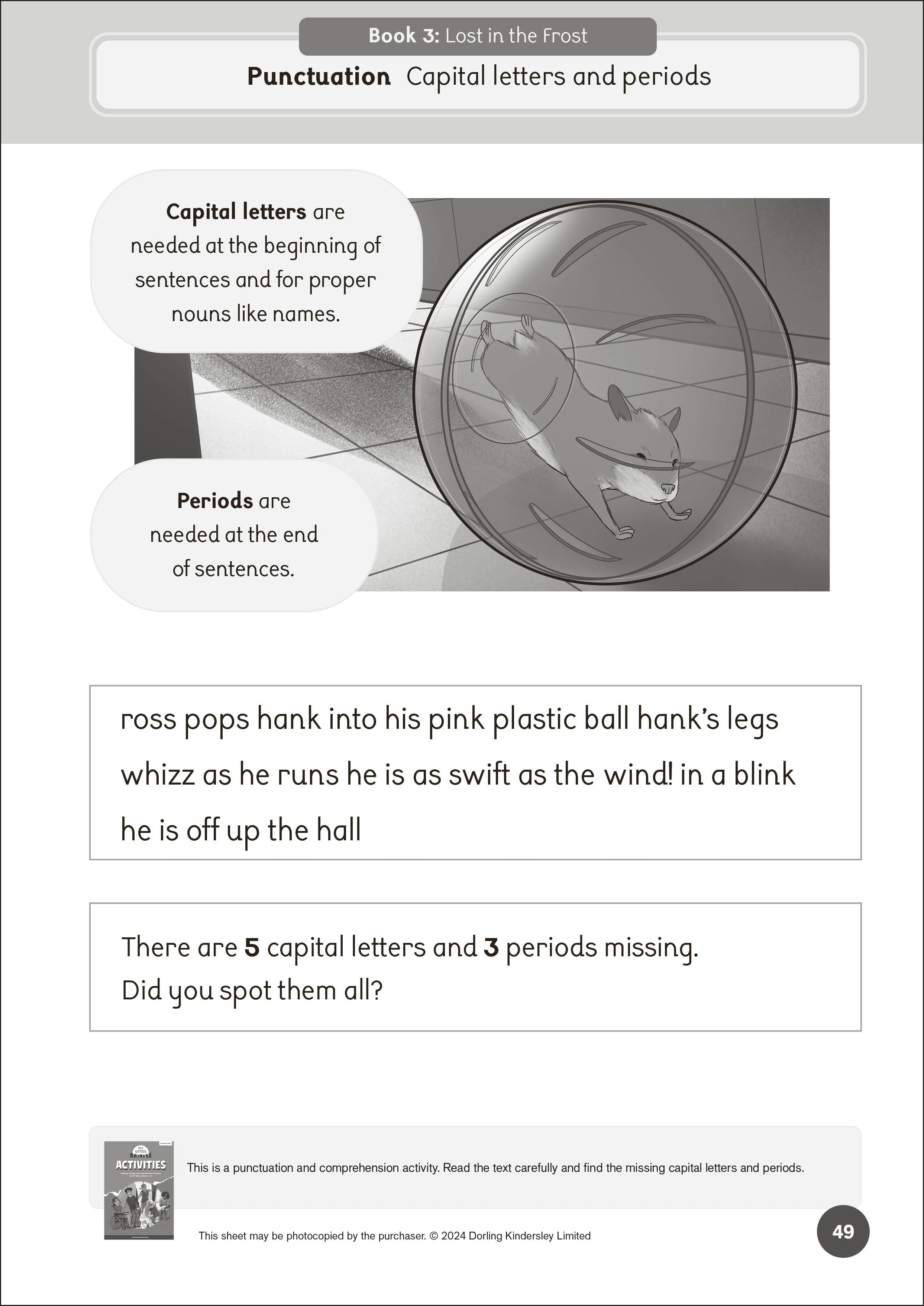 Phonic Books Pet Sitters Activities-Spread, Image, (PRHC, Design, Do, Not, Use)-5