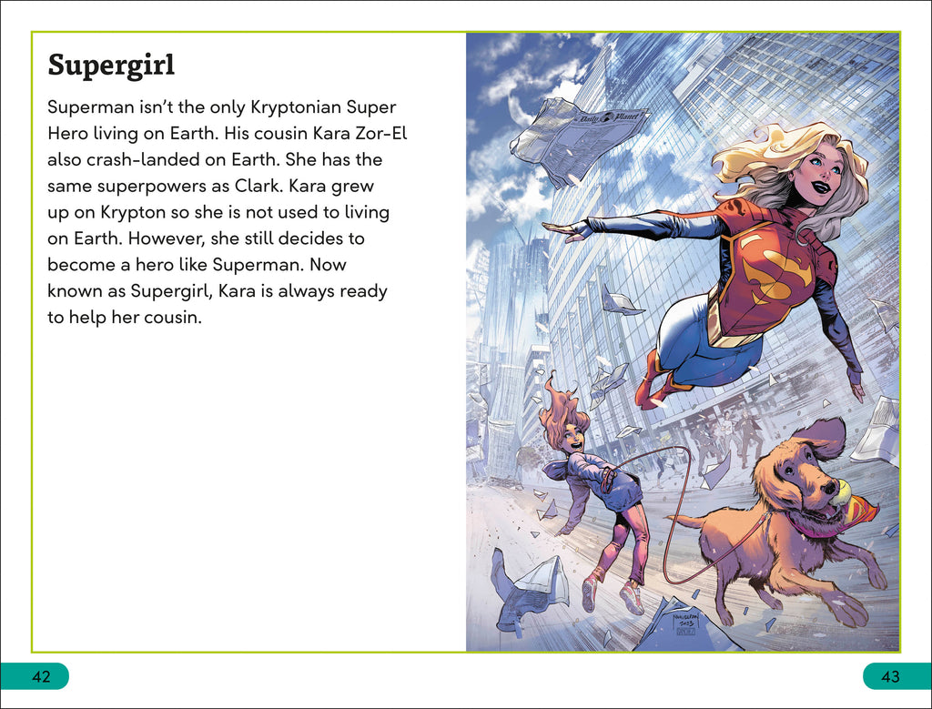 DK Super Readers Level 3 Superman Man of Steel-Spread, Image, (PRHC, Design, Do, Not, Use)-5