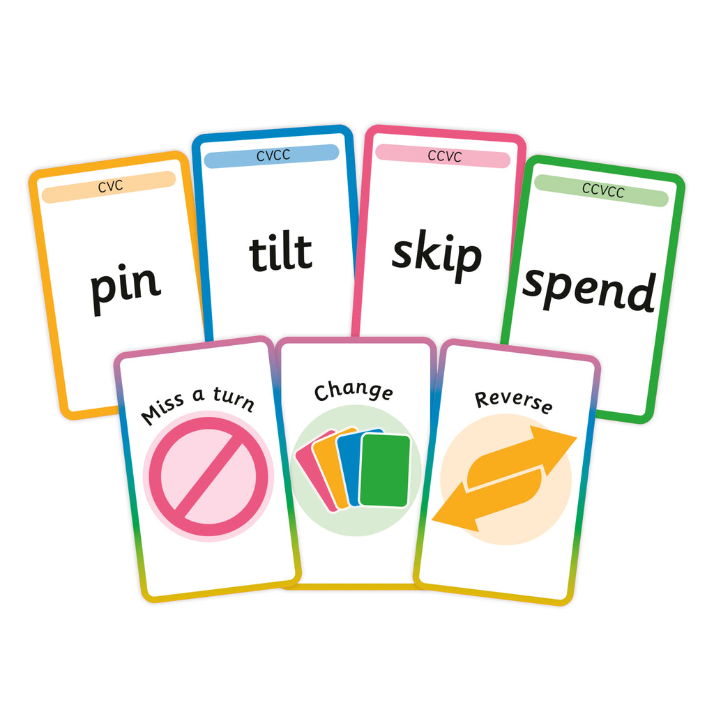 DK Super Phonics Sound Blends Card Game-Spread, Image, (PRHC, Design, Do, Not, Use)-1