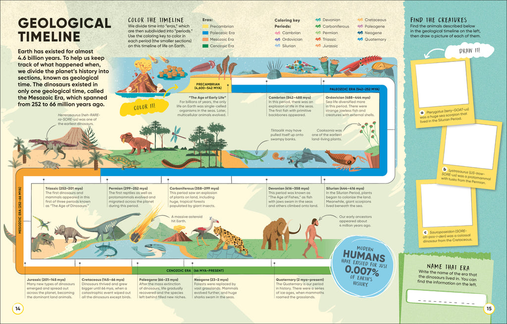 Active Learning Dinosaurs and Other Prehistoric Creatures-image