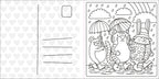 Super Cuties: A Cozy Coloring Book about Love-Spread, Image, (PRHC, Design, Do, Not, Use)-2