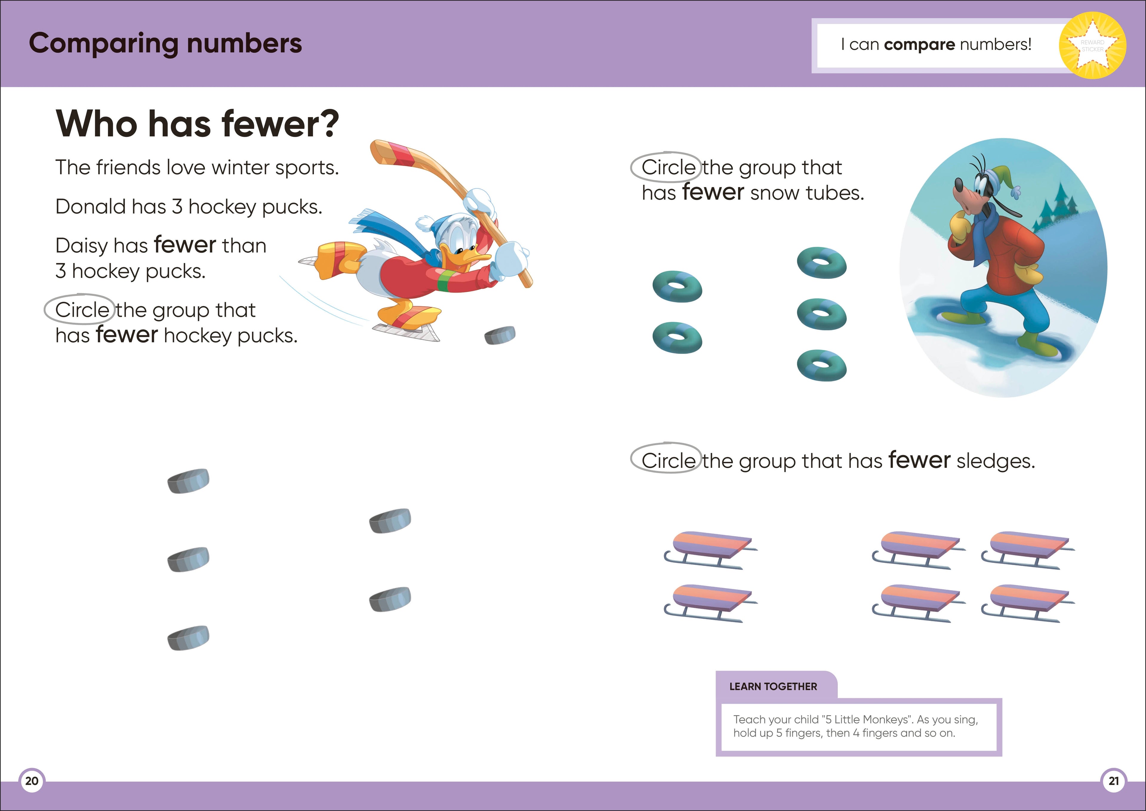 9780241763780-Disney Learning Get Ready for Maths (Ages 3-5)-Spread Image-1