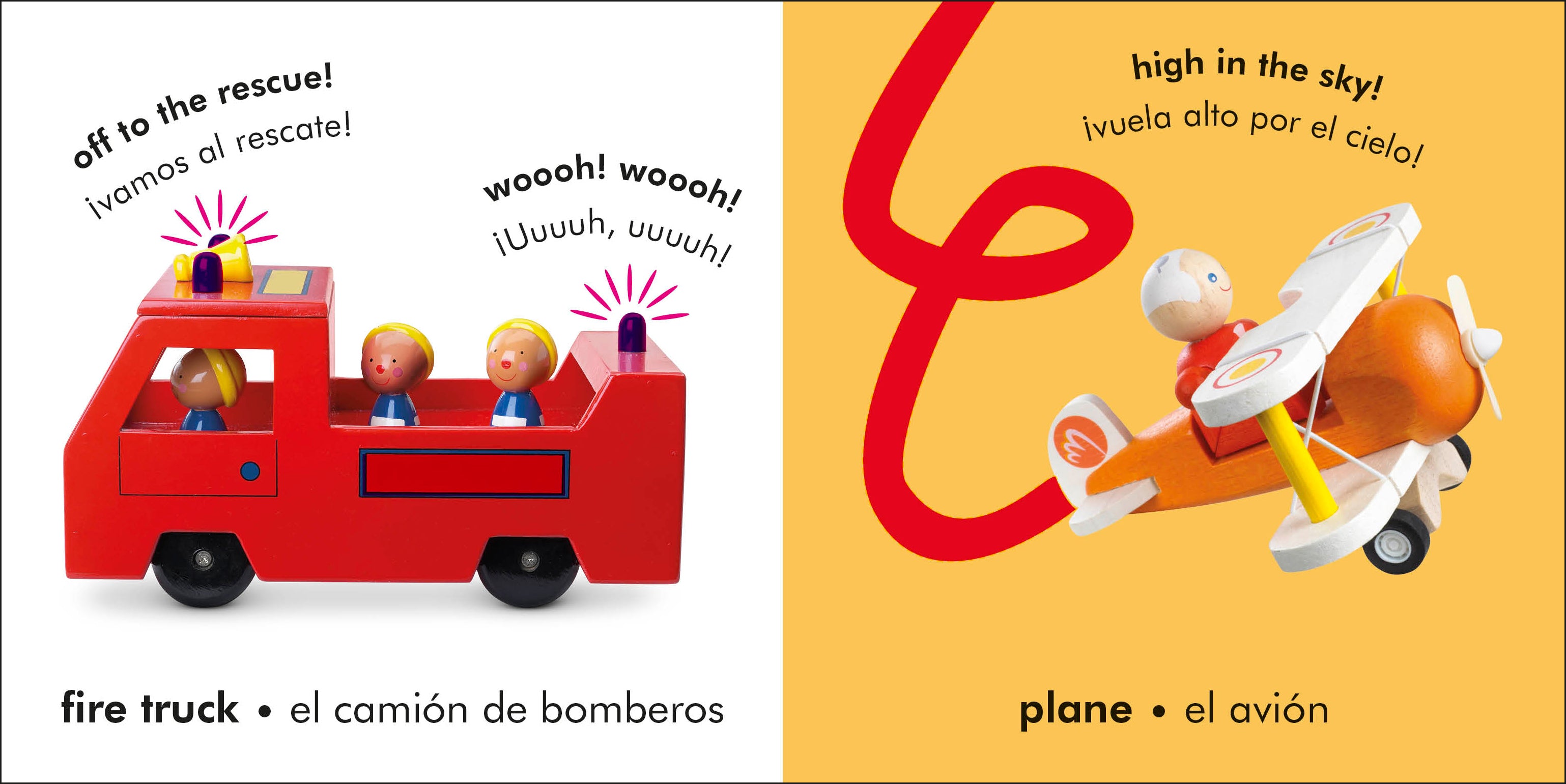 Bilingual Baby Touch and Feel Things That Go / Los transportes-Spread, Image, (PRHC, Design, Do, Not, Use)-2