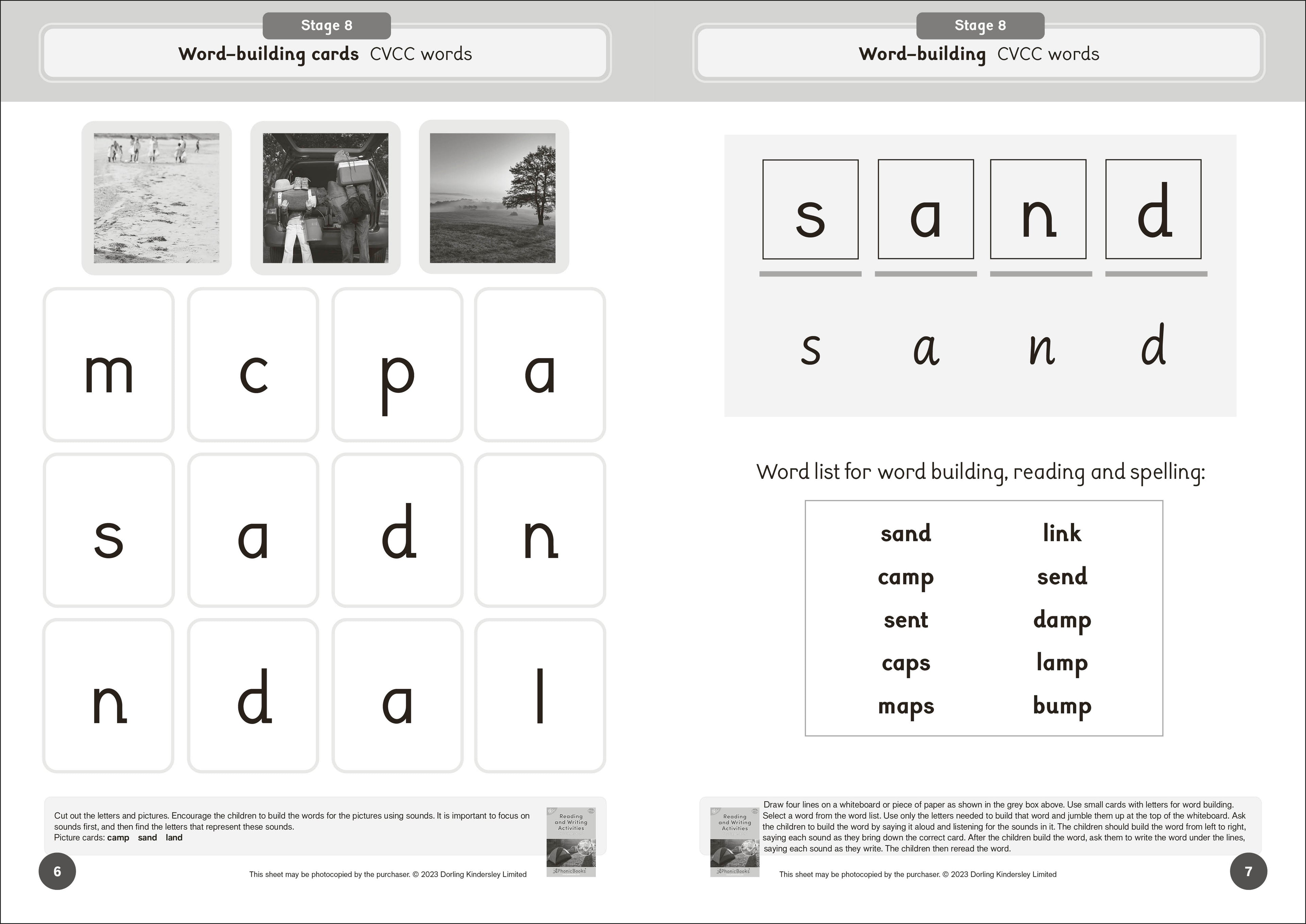 Phonic Books Dandelion World Reading and Writing Activities for Stages 8-15