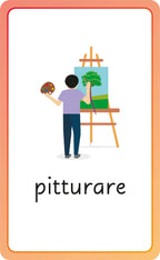 Italian for Everyone Junior First Words Flash Cards-image