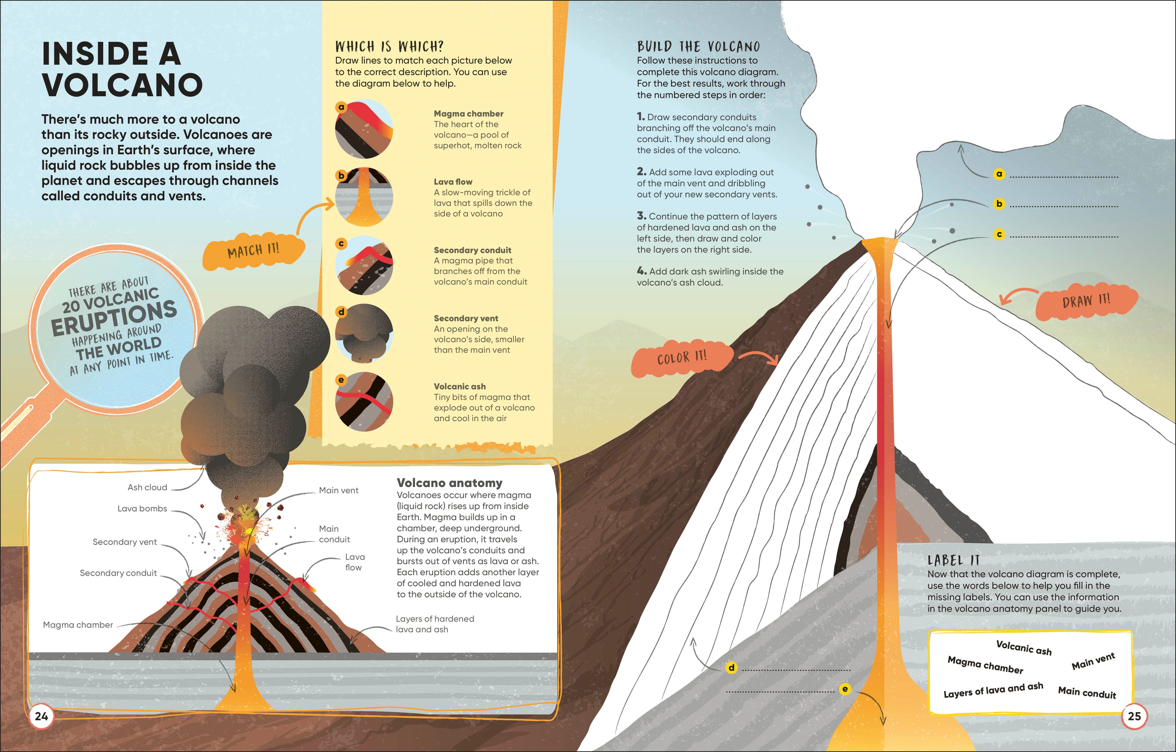 Brain Booster Volcanoes and Earthquakes-Spread, Image, (PRHC, Design, Do, Not, Use)-3