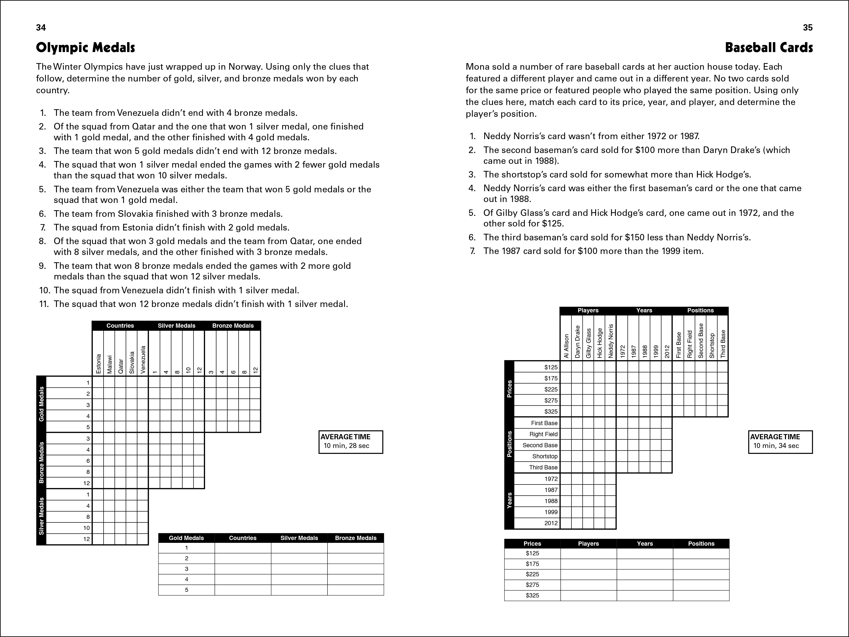 Puzzle Baron's Logic Puzzles, Volume 3