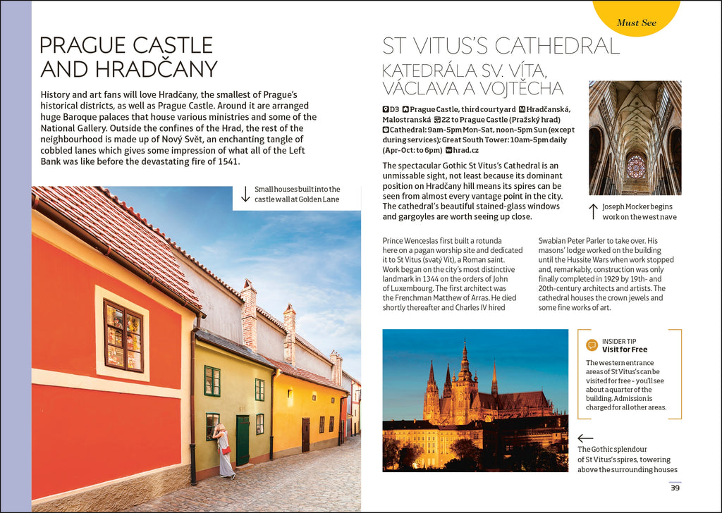 DK Prague Mini Map and Guide
