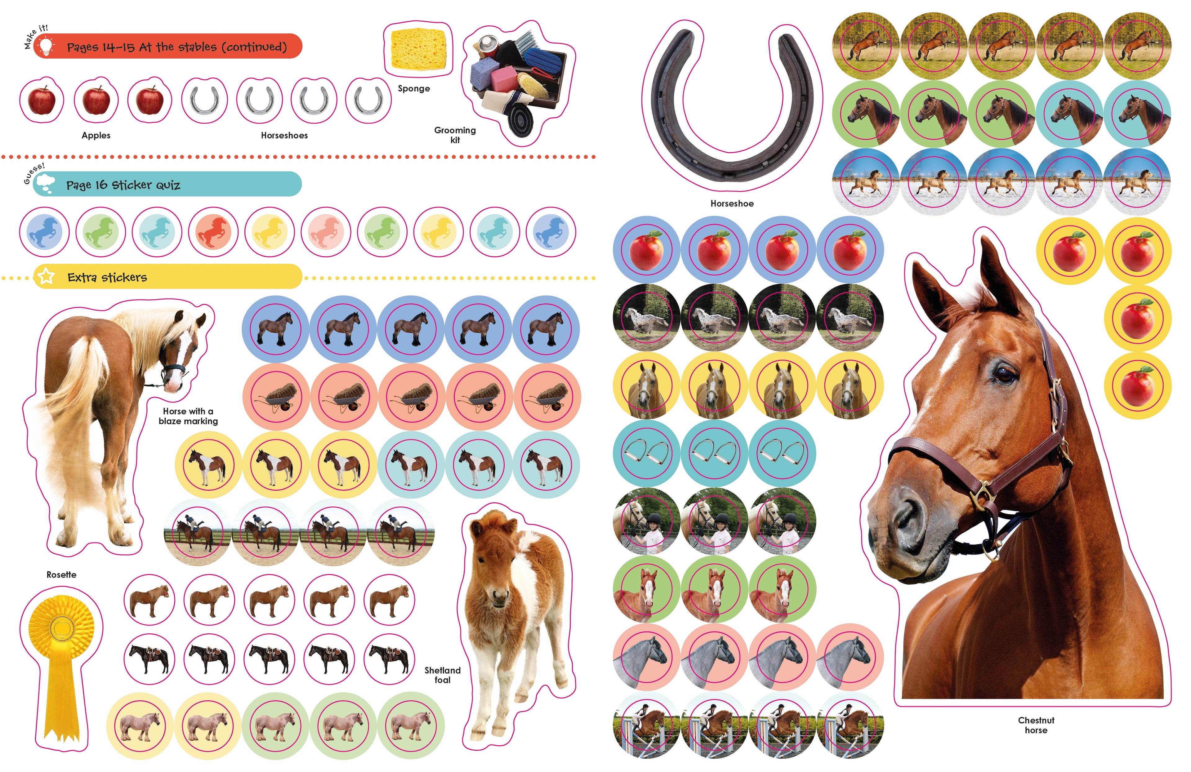 Ultimate Sticker Book: Horses and Ponies
