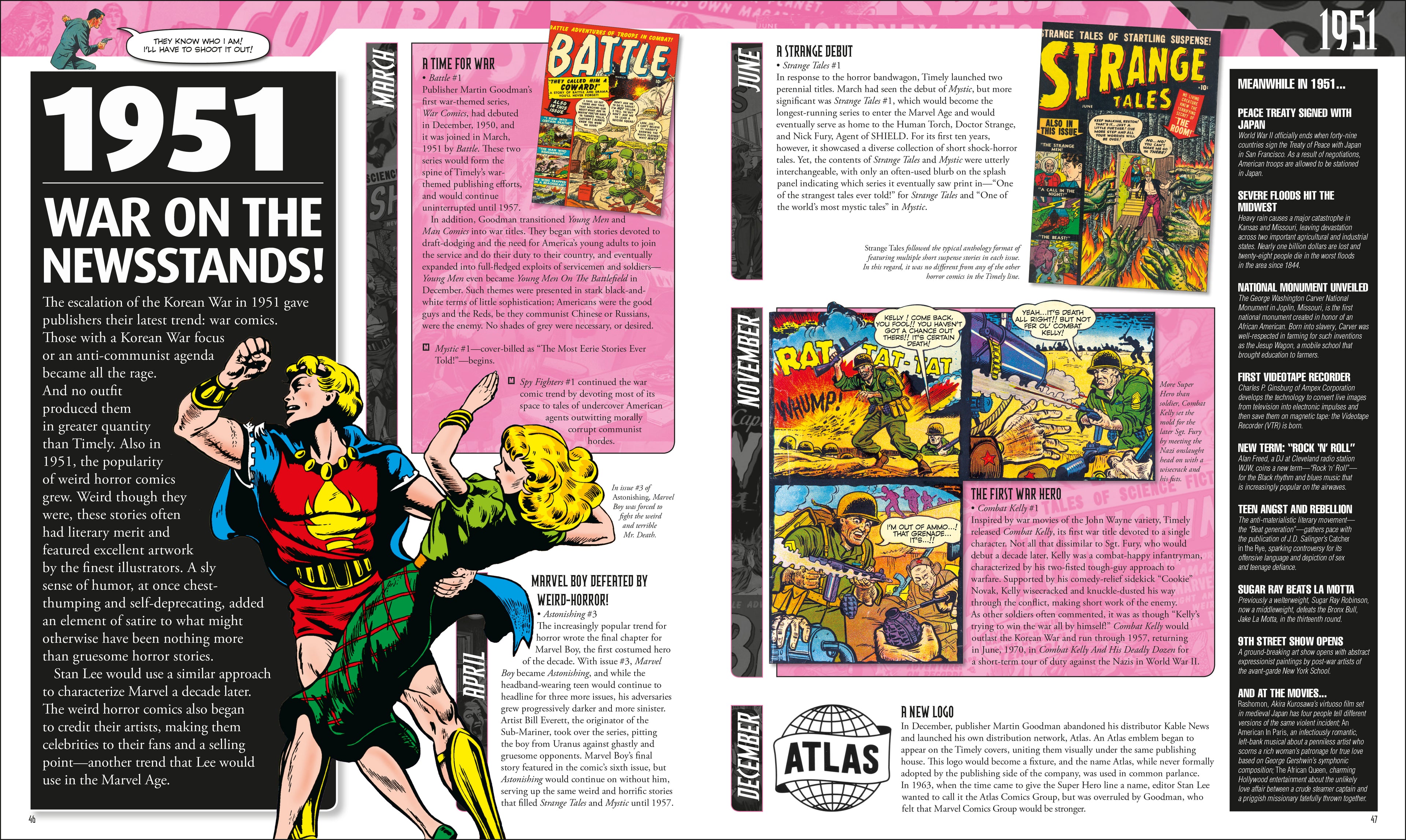 Marvel Year By Year A Visual History New Edition-Spread, Image, (PRHC, Design, Do, Not, Use)-9