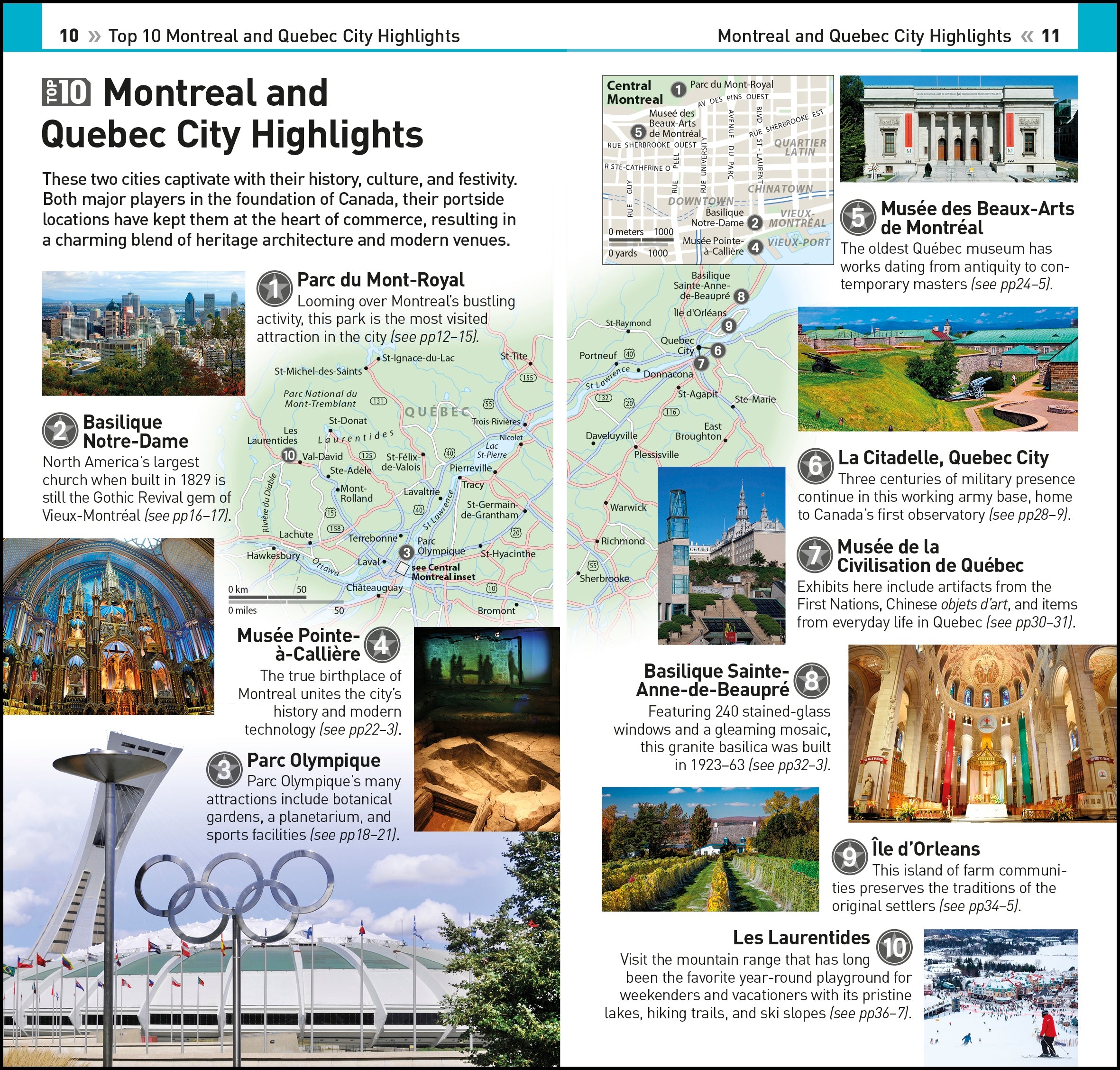 DK Top 10 Montreal and Quebec City