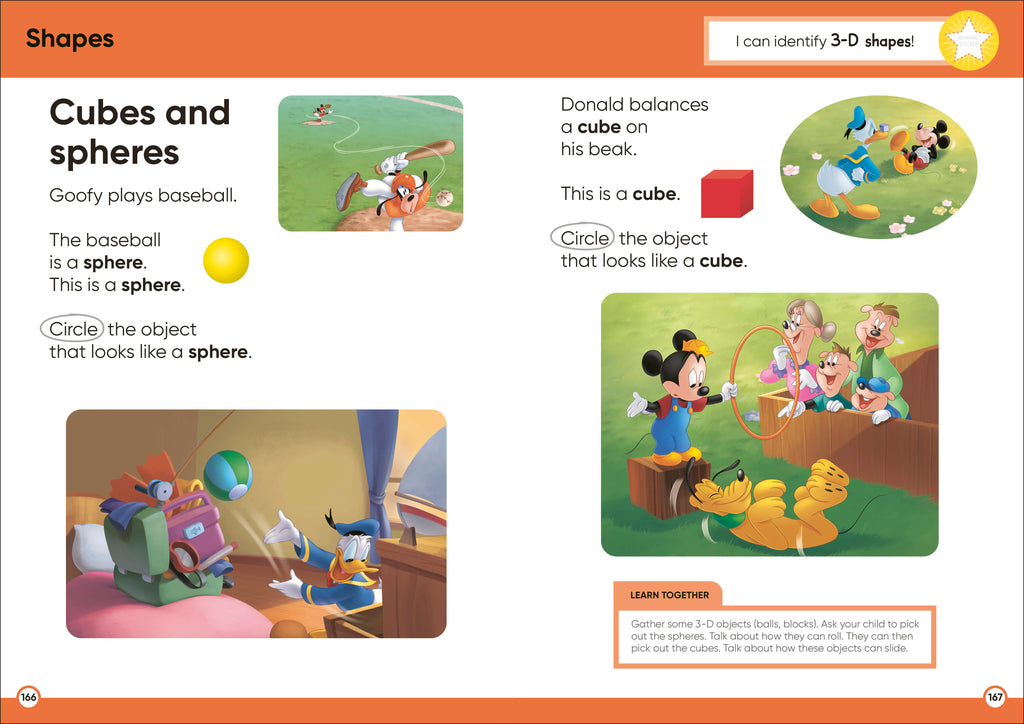Disney Learning Big Workbook Preschool-Spread, Image, (PRHC, Design, Do, Not, Use)-4