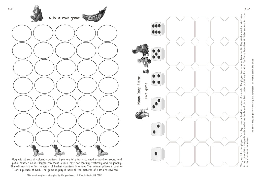 Phonic Books Moon Dogs Extras Set 1 Activities-Spread, Image, (PRHC, Design, Do, Not, Use)-3
