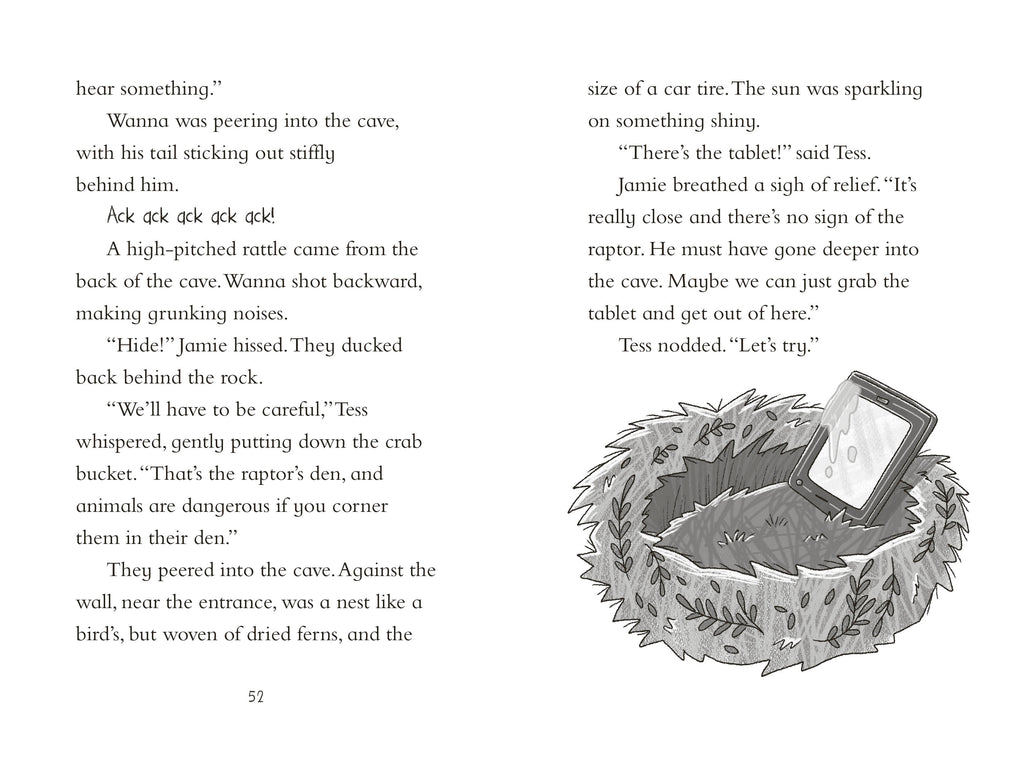 Dinosaur Club: Catching the Velociraptor-Spread, Image, (PRHC, Design, Do, Not, Use)-5