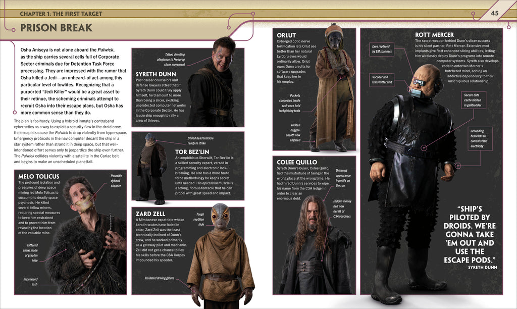 Star Wars The Acolyte Visual Guide-Spread, Image, (PRHC, Design, Do, Not, Use)-5