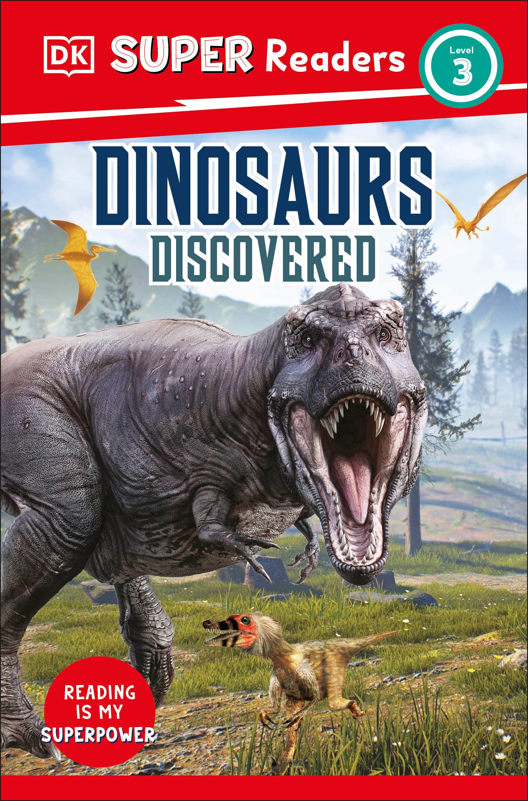 9780241589694-DK Super Readers Level 3 Dinosaurs Discovered-Jacket Image