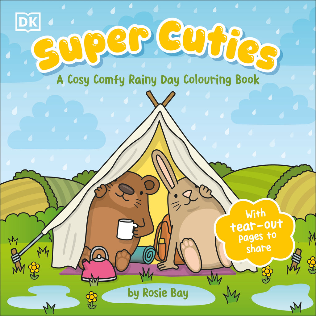 Super Cuties A Cosy Comfy Rainy Day Colouring Book
