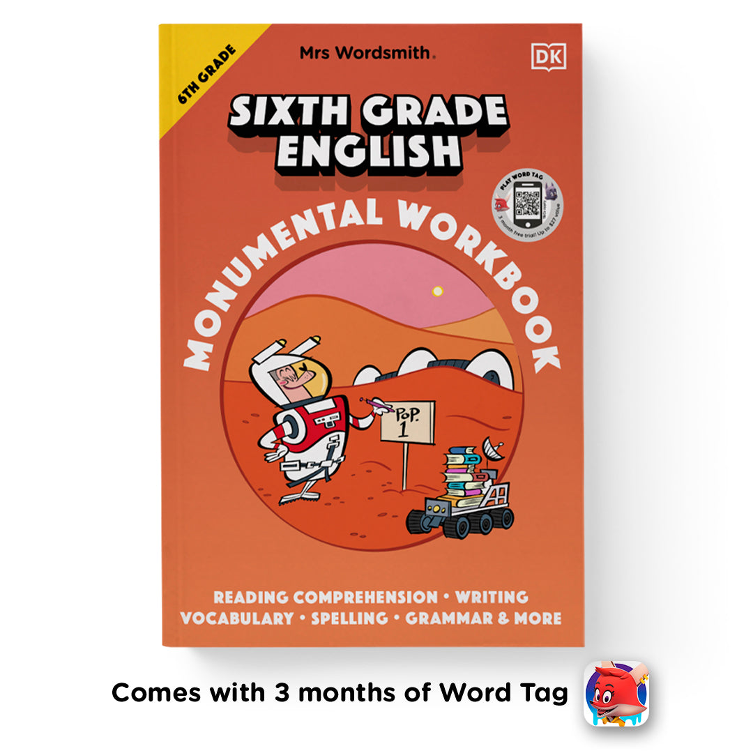 Mrs Wordsmith 6th Grade English Monumental Workbook – DK