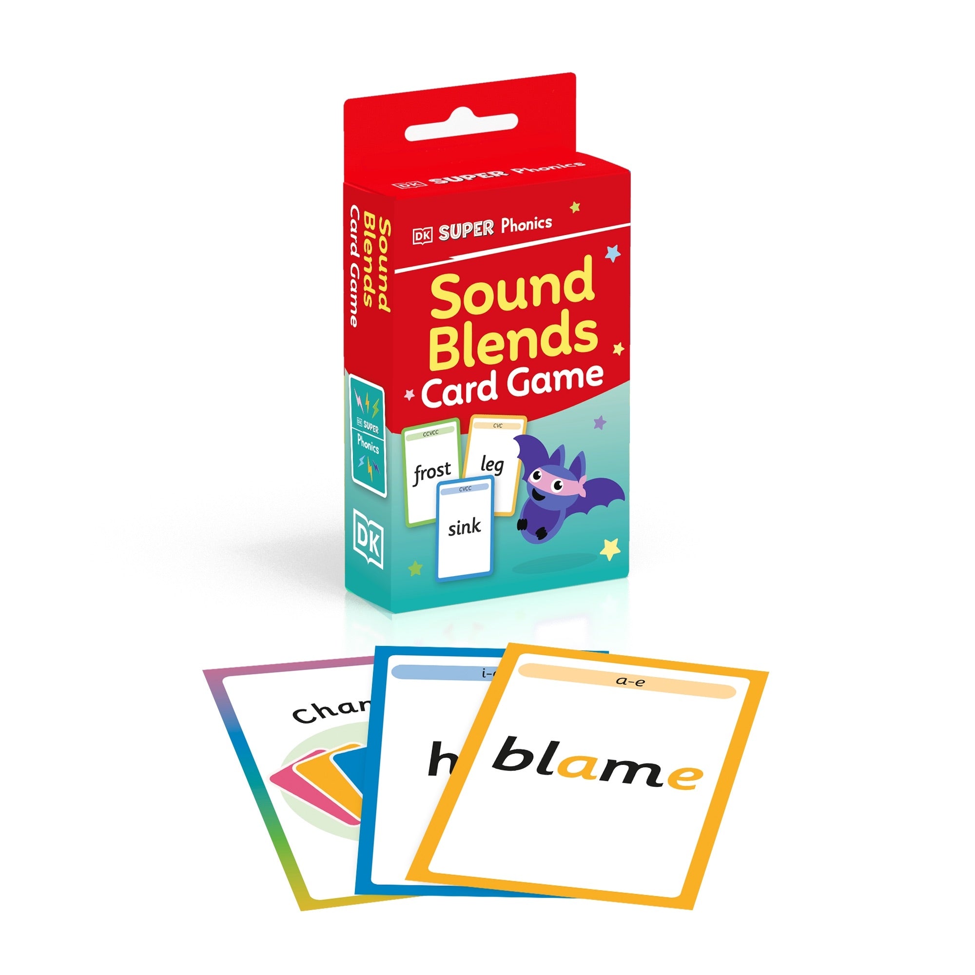 DK Super Phonics Sound Blends Card Game- book cover