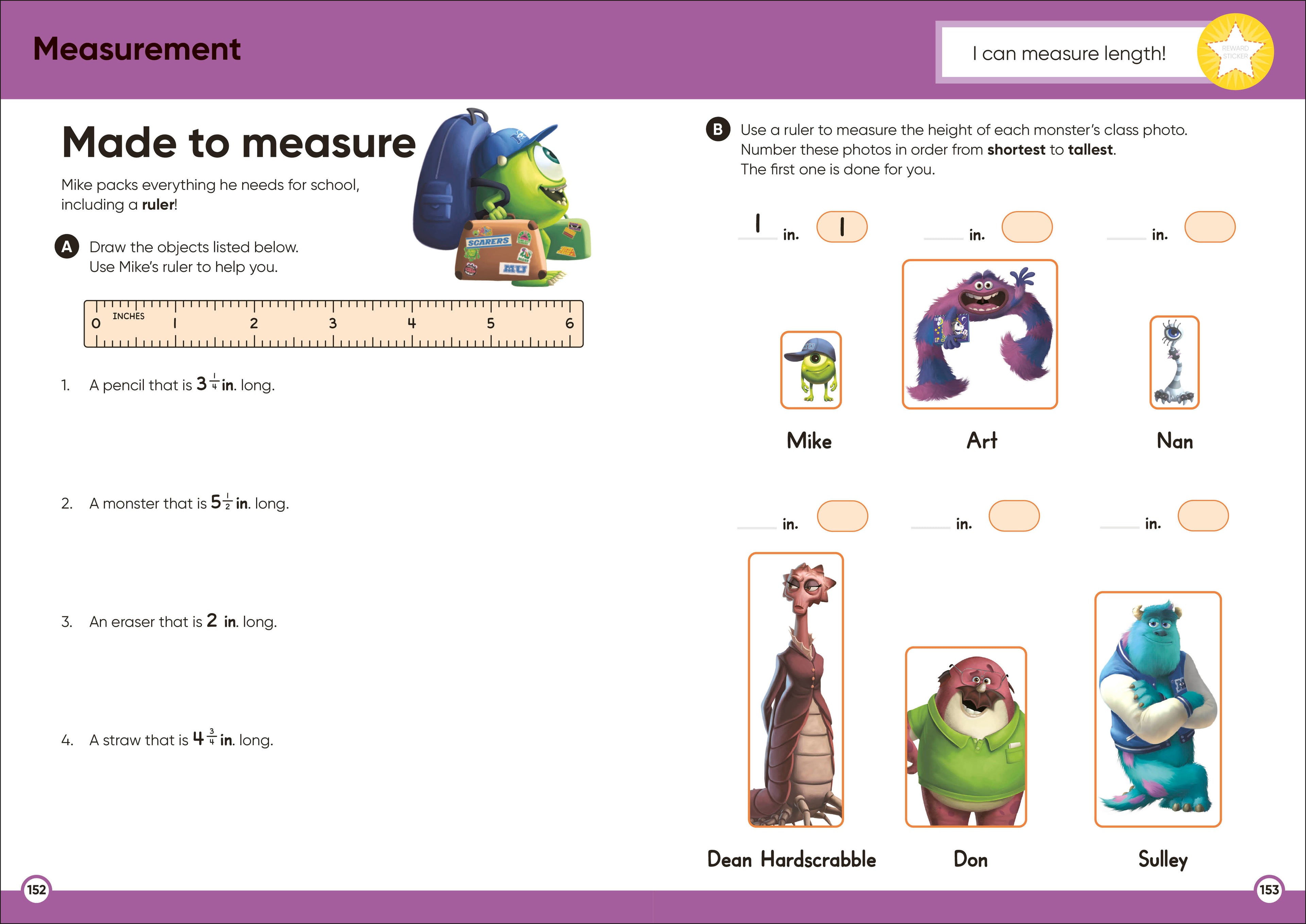 Disney Learning Big Workbook Grade 3-Spread, Image, (PRHC, Design, Do, Not, Use)-3