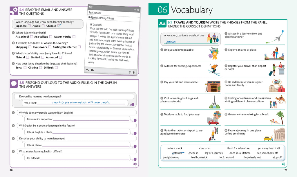 English for Everyone: Level 4: Advanced, Practice Book