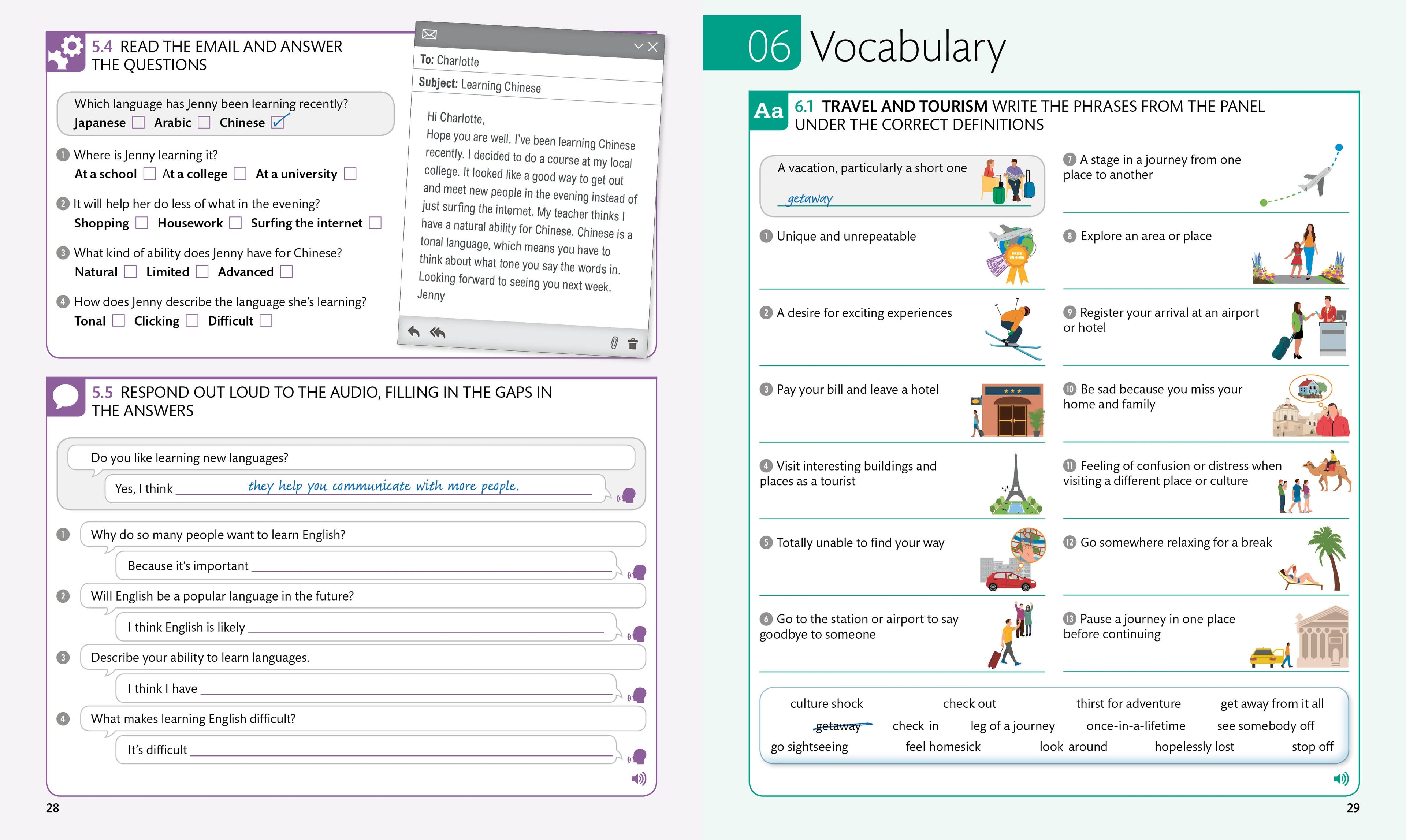 English for Everyone: Level 4: Advanced, Practice Book