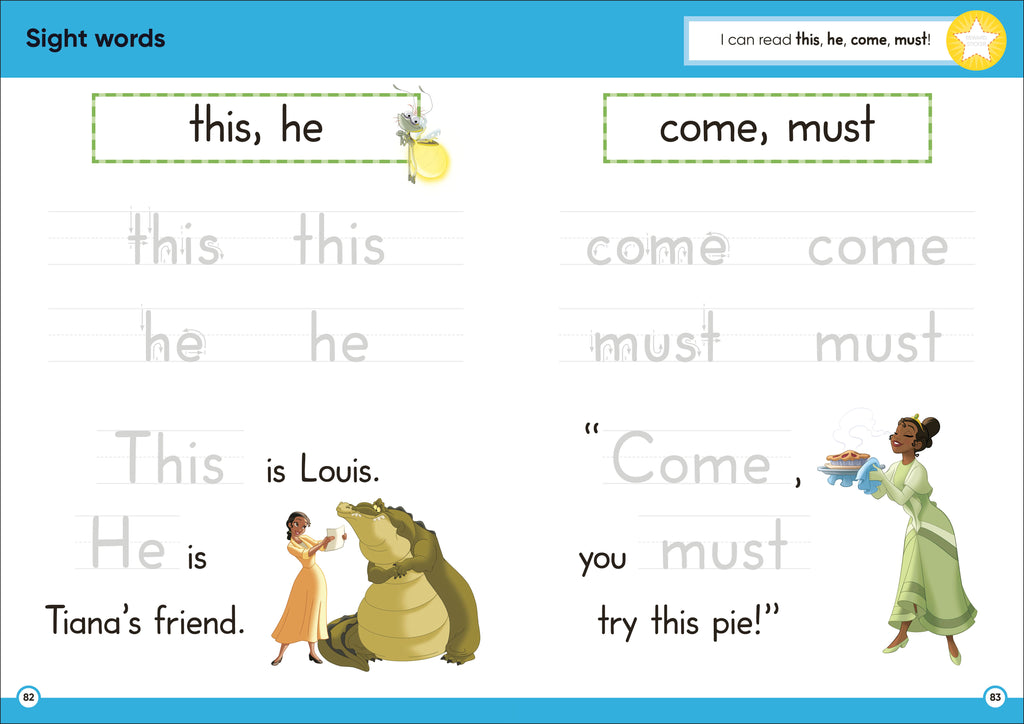 Disney Learning Sight Words (Ages 3-5)-Spread, Image, (PRHC, Design, Do, Not, Use)-4