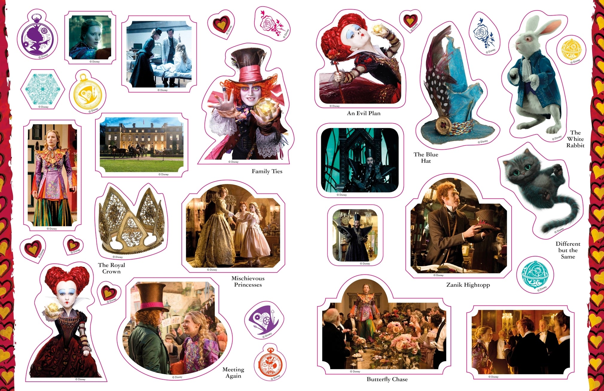 Ultimate Sticker Book: Alice Through the Looking Glass