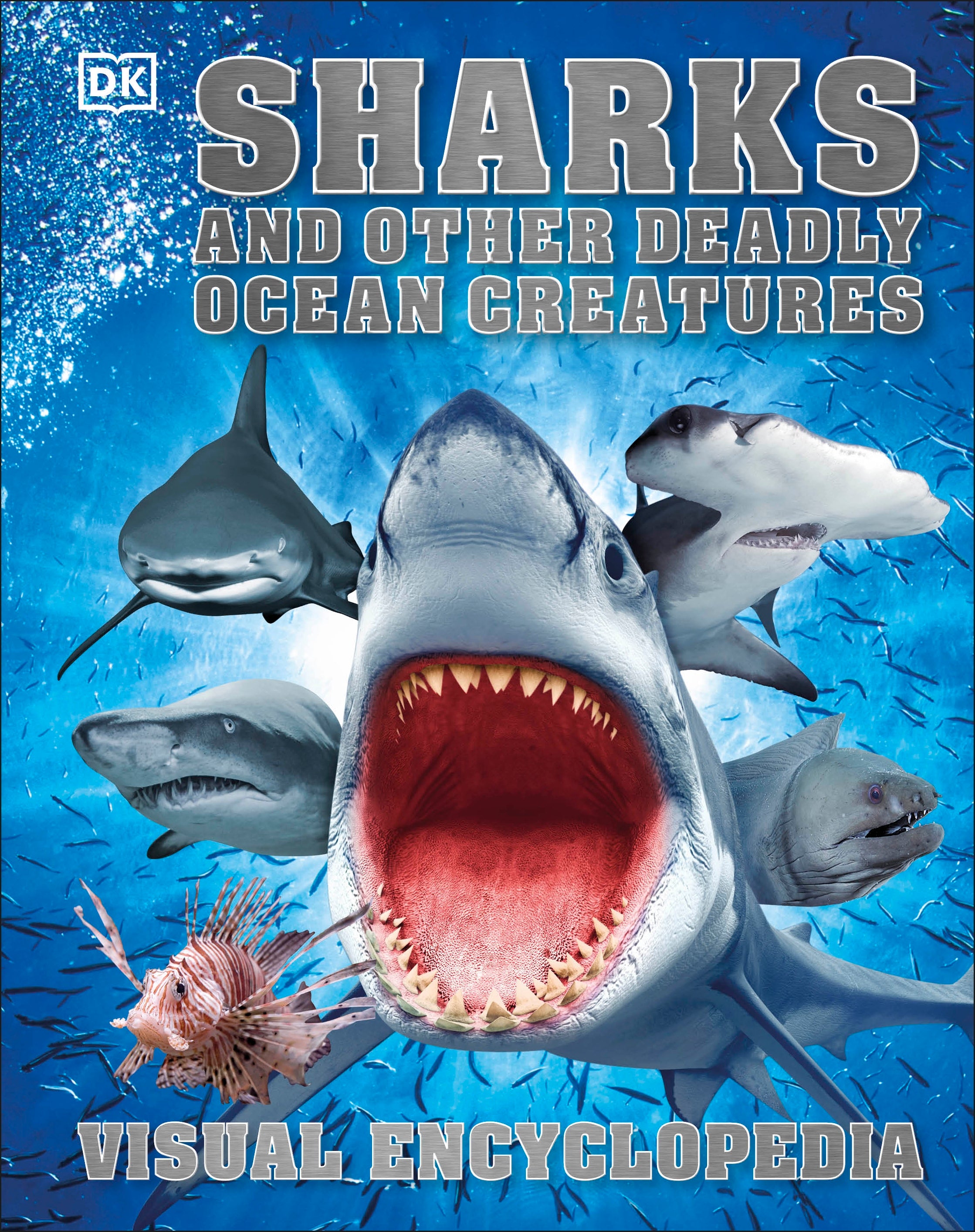 Sharks and Other Deadly Ocean Creatures Visual Encyclopedia jacket