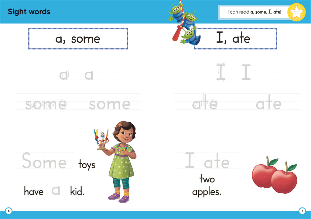 Disney Learning Sight Words (Ages 3-5)-Spread, Image, (PRHC, Design, Do, Not, Use)-3