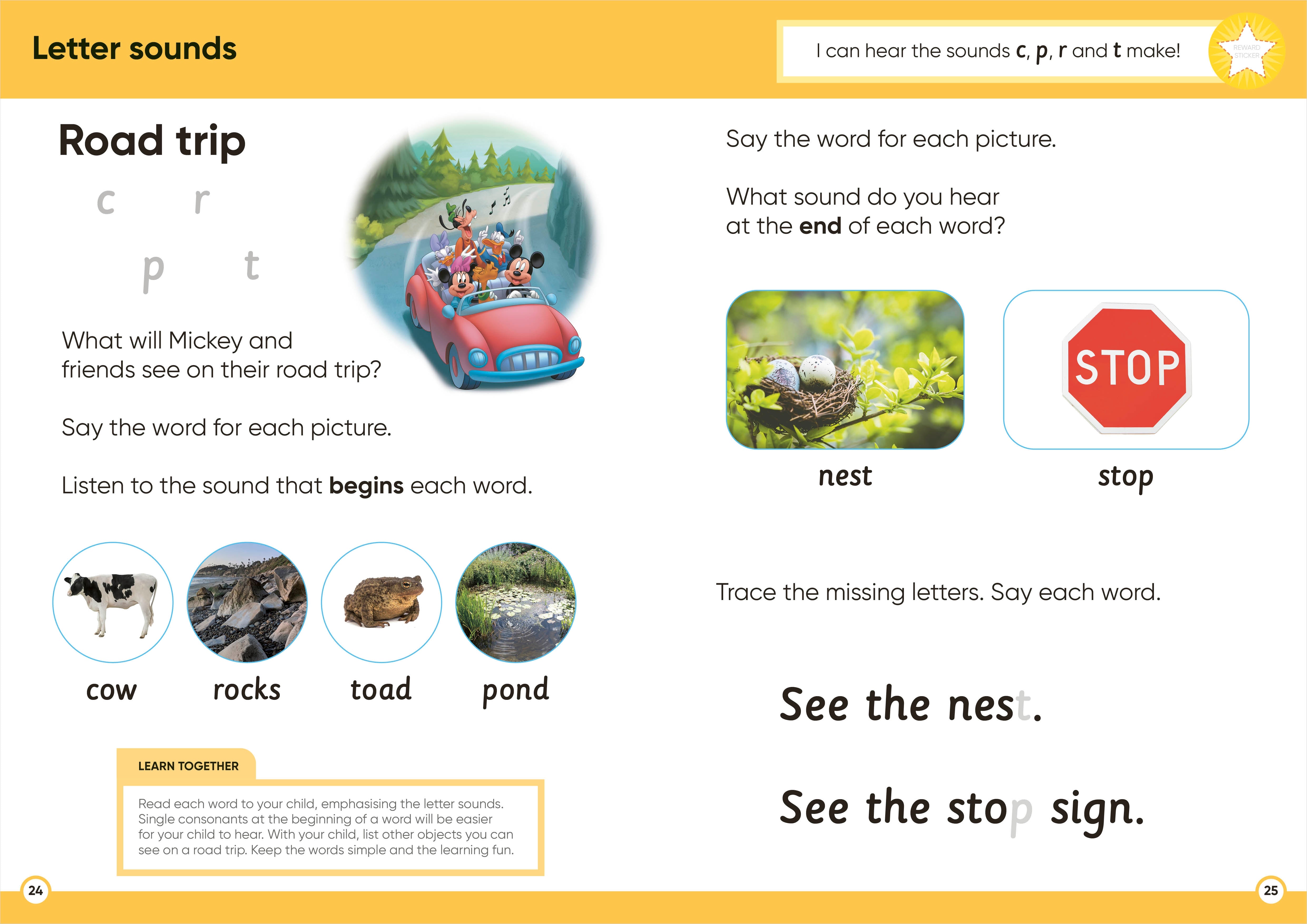 Disney Learning Starting to Read (Ages 3-5) – DK