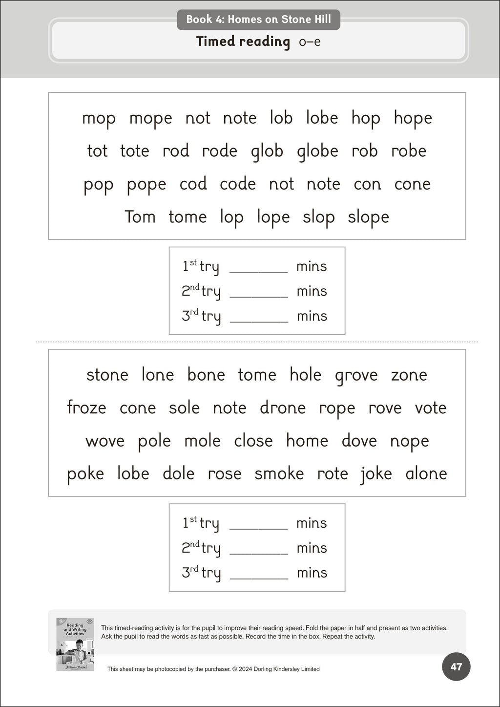 Phonic Books Dandelion World Split Vowel Spellings Activities-Spread, Image, (PRHC, Design, Do, Not, Use)-5