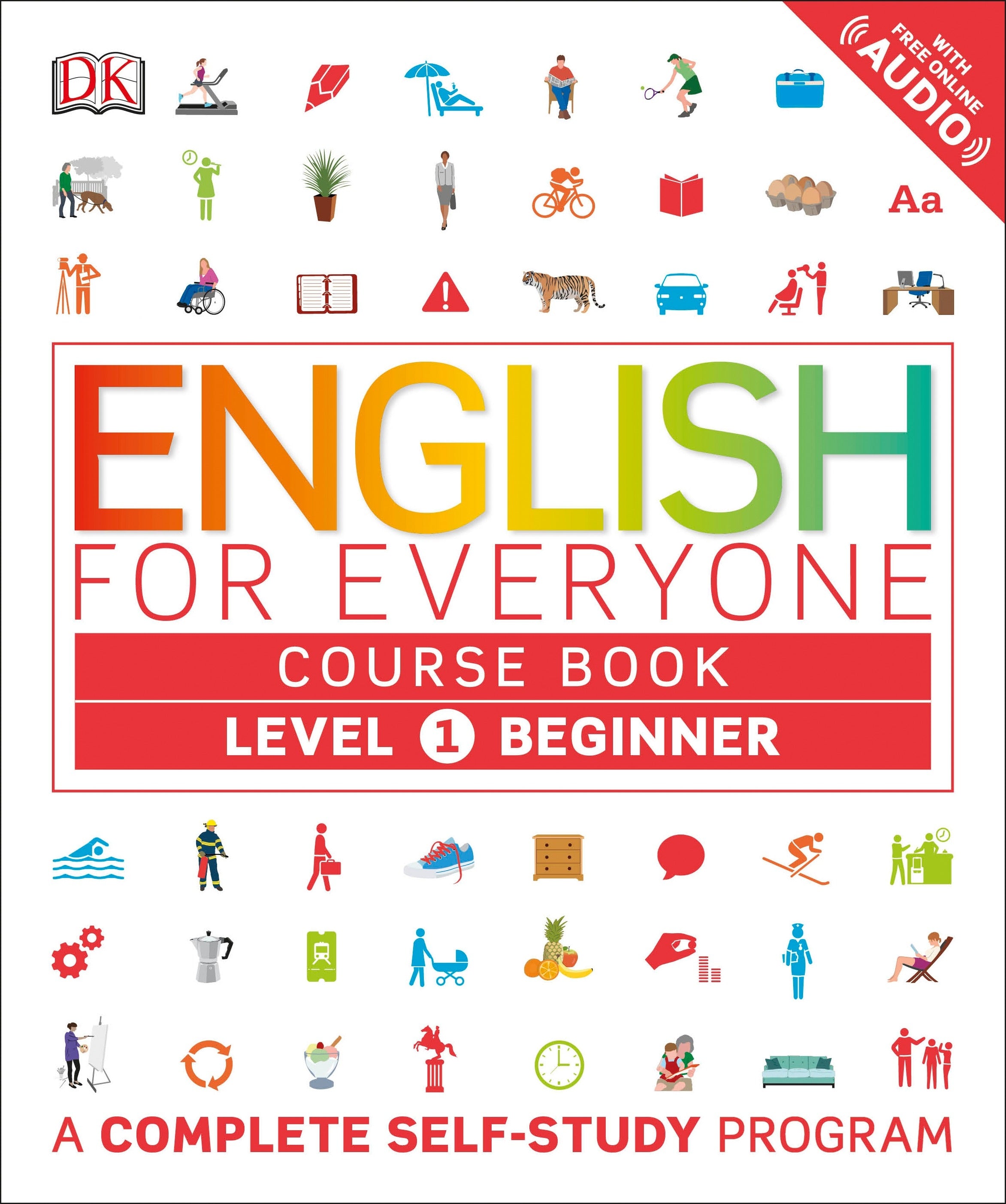 English for Everyone: Level 1: Beginner, Course Book jacket