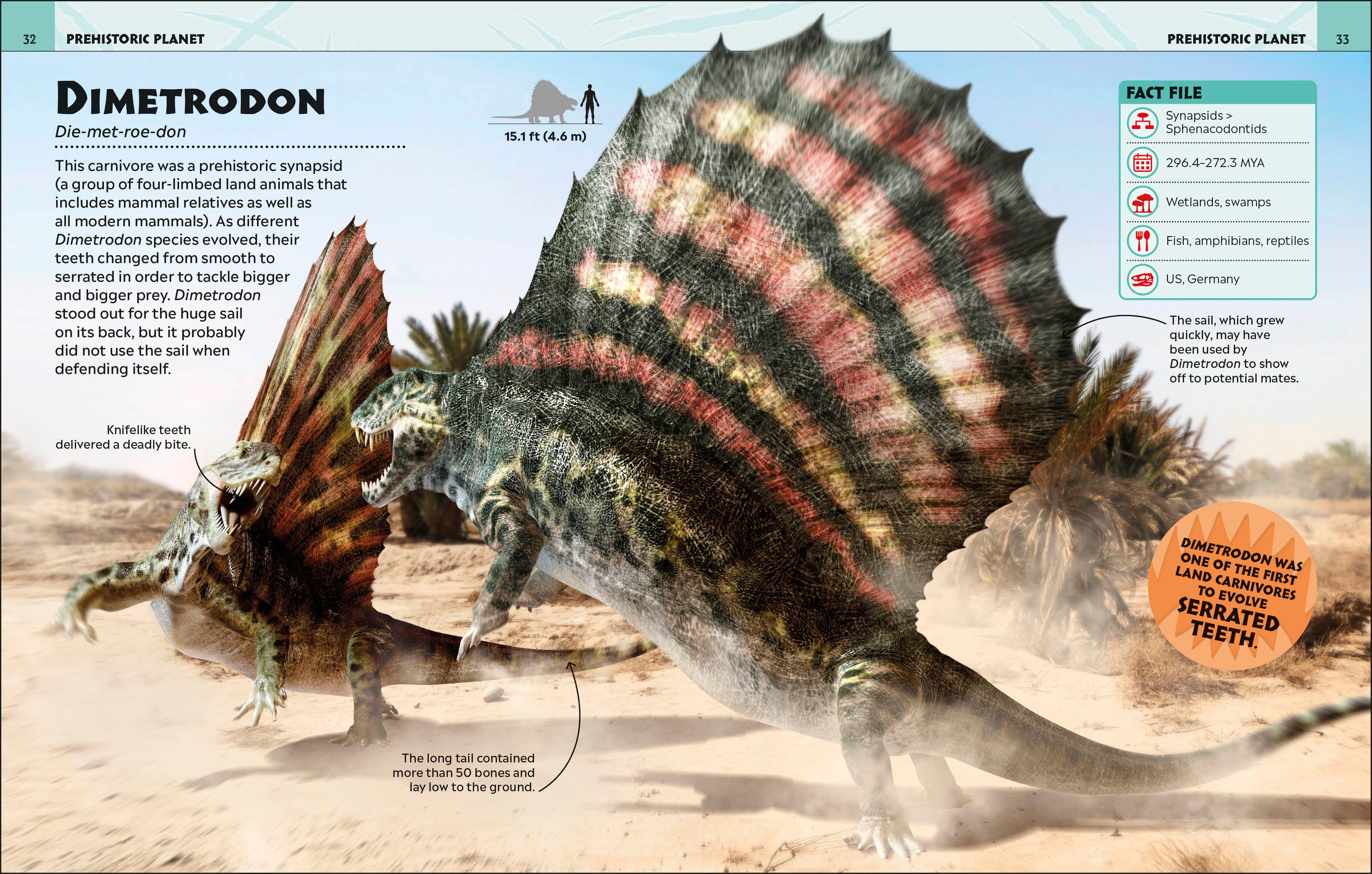 Extraordinary Dinosaurs and Other Prehistoric Life Visual Encyclopedia-Spread, Image, (PRHC, Design, Do, Not, Use)-2