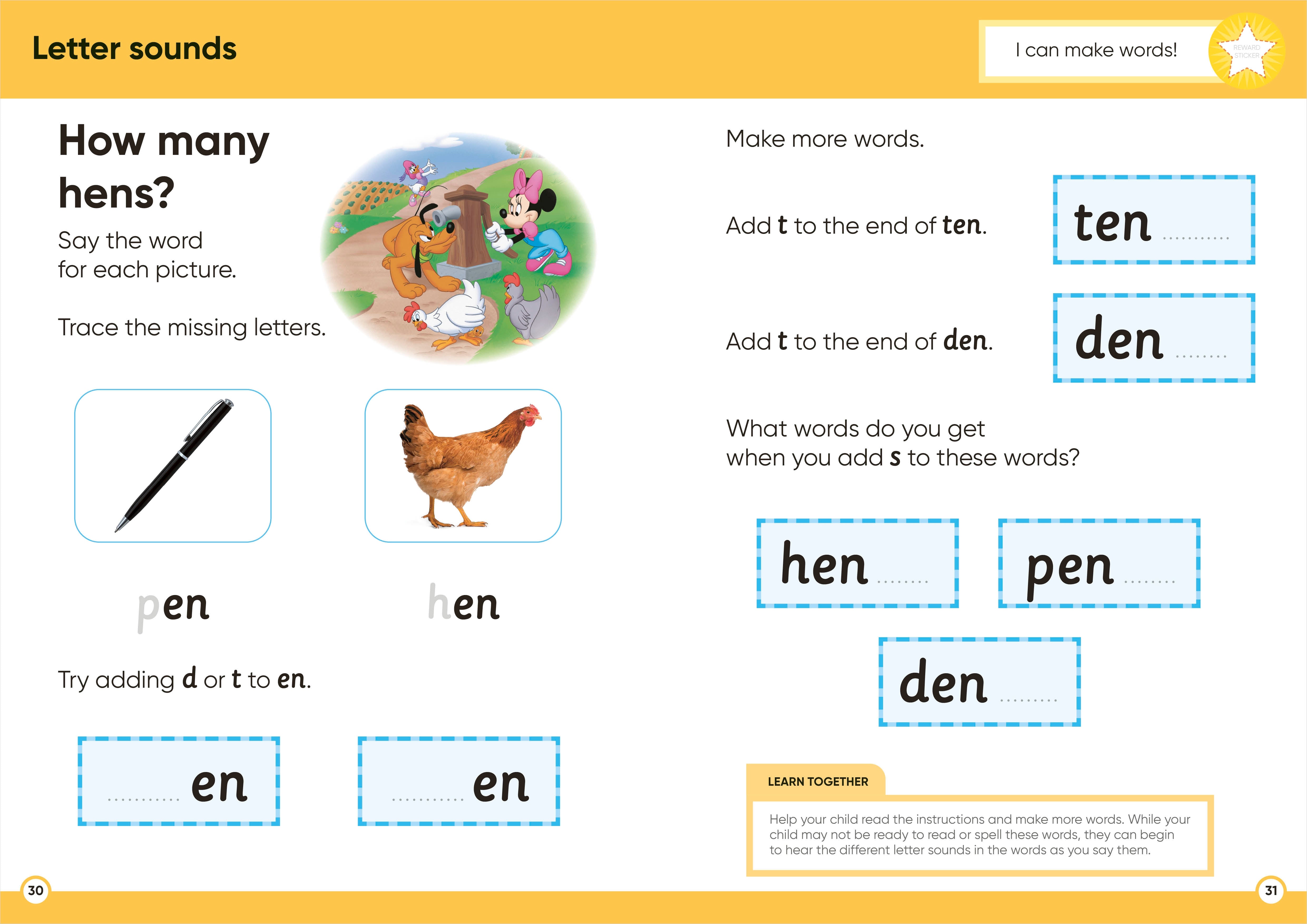 Disney Learning Starting to Read (Ages 3-5) – DK