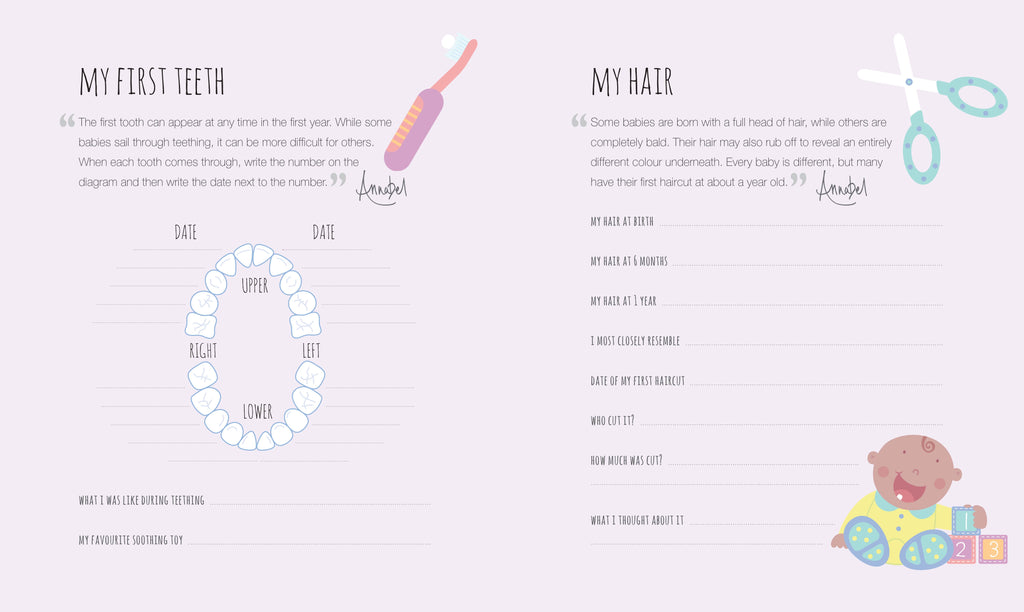 Baby's First Year Journal