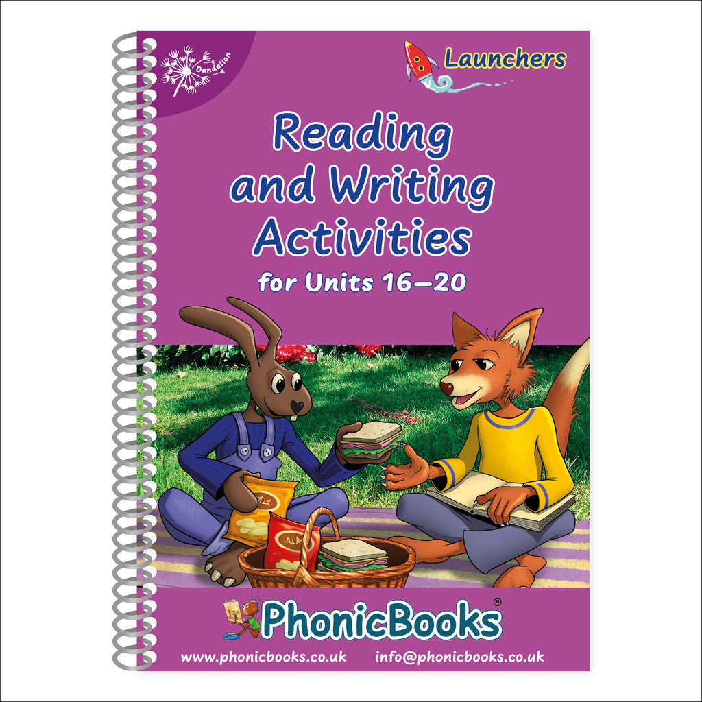 Phonic Books Dandelion Launchers Reading and Writing Activities Units 16-20 spread 4