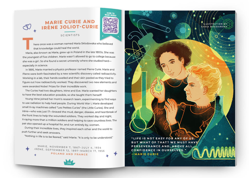 Rebel Girls Powerful Pairs: 25 Tales of Mothers and Daughters-Spread, Image, (PRHC, Design, Do, Not, Use)-5