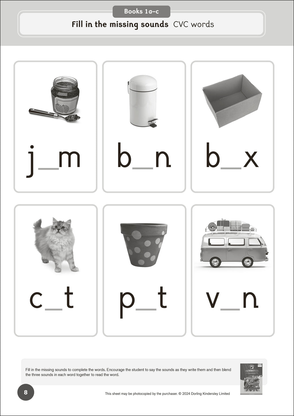 Phonic Books Moon Dogs Extras Set 2 Activities-Spread, Image, (PRHC, Design, Do, Not, Use)-2