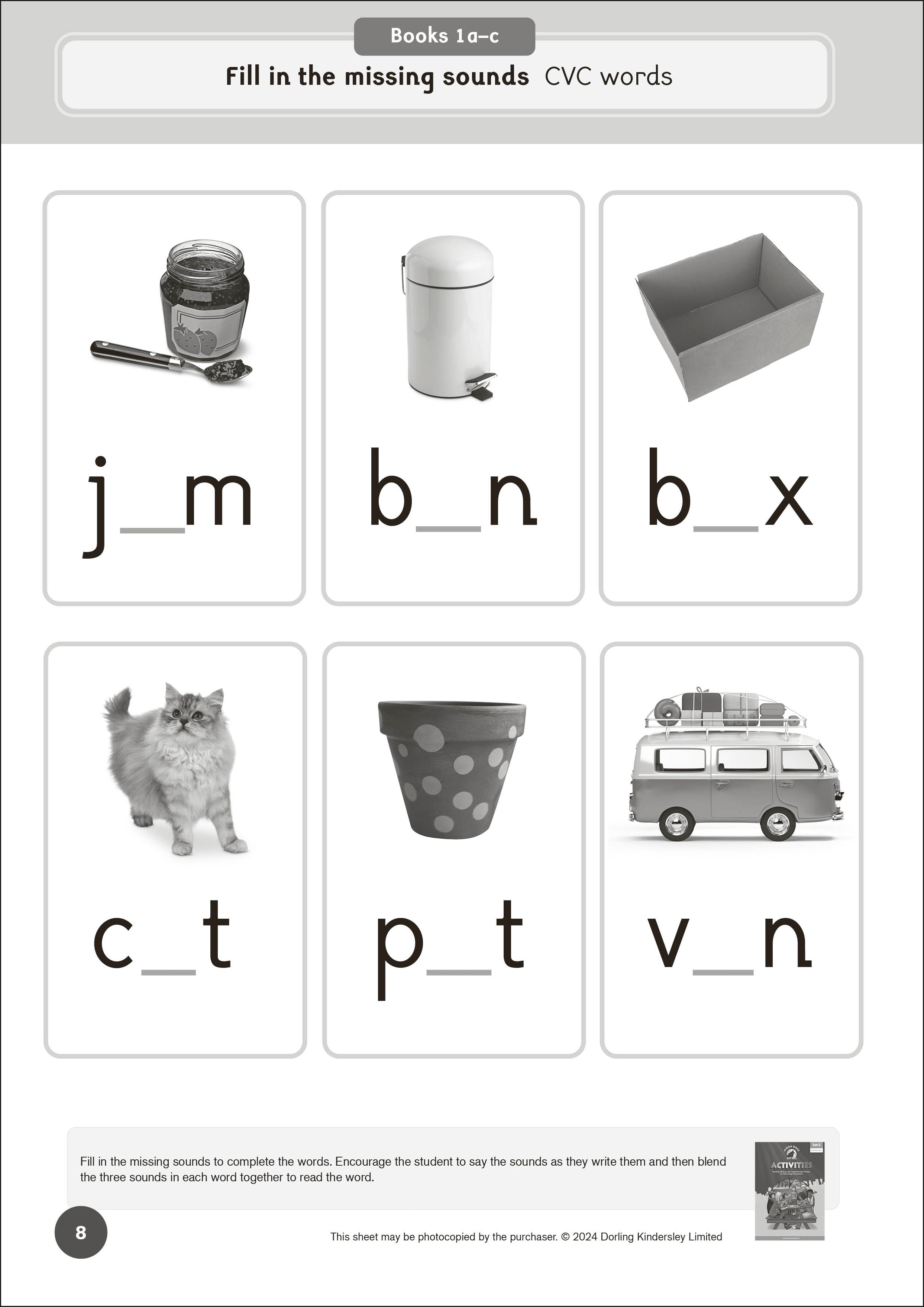 Phonic Books Moon Dogs Extras Set 2 Activities-Spread, Image, (PRHC, Design, Do, Not, Use)-2