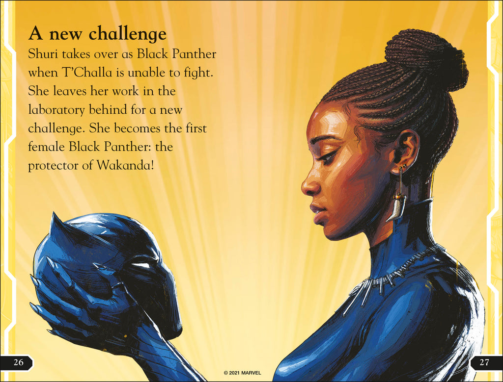 Marvel Black Panther Shuri Defender of Wakanda-Spread, Image, (PRHC, Design, Do, Not, Use)-3
