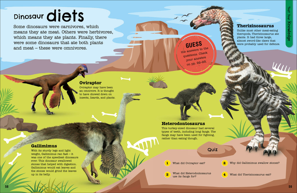 The Fact-Packed Activity Book: Dinosaurs-spread image