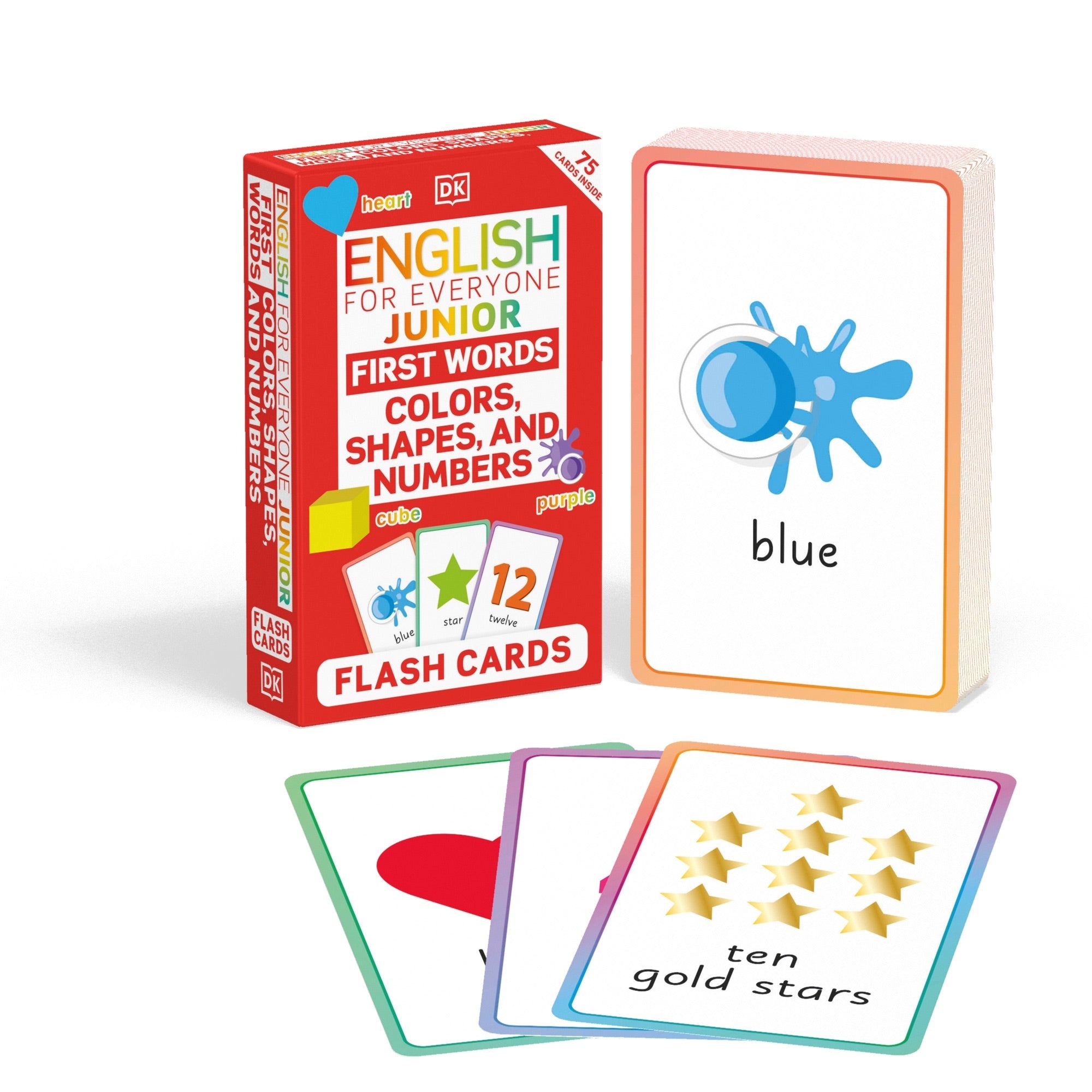 English for Everyone Junior My First Colors, Shapes and Numbers Cards