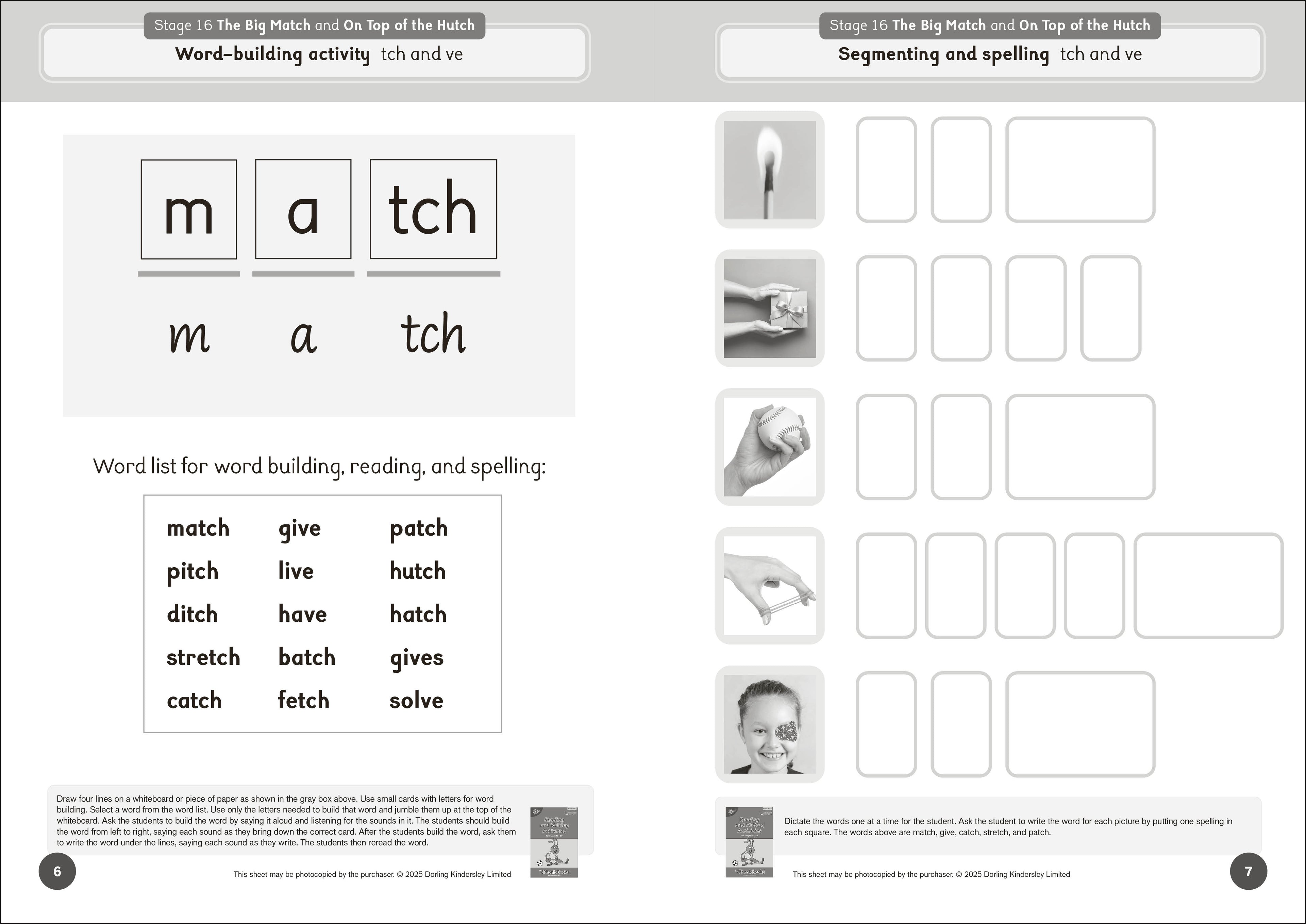 Phonic Books Dandelion Launchers Extras Stages 16-20 Reading and Writing Activities-Spread, Image, (PRHC, Design, Do, Not, Use)-1